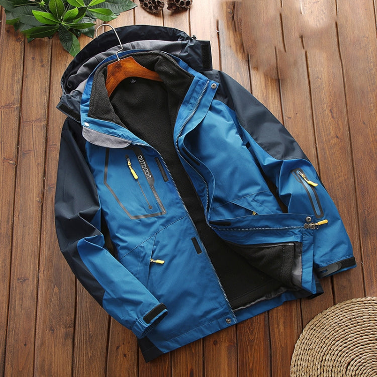 LSM-121 Men Autumn And Winter Jackets Grab Fleece Inner Lining Outdoor Hiking Clothes — view 39
