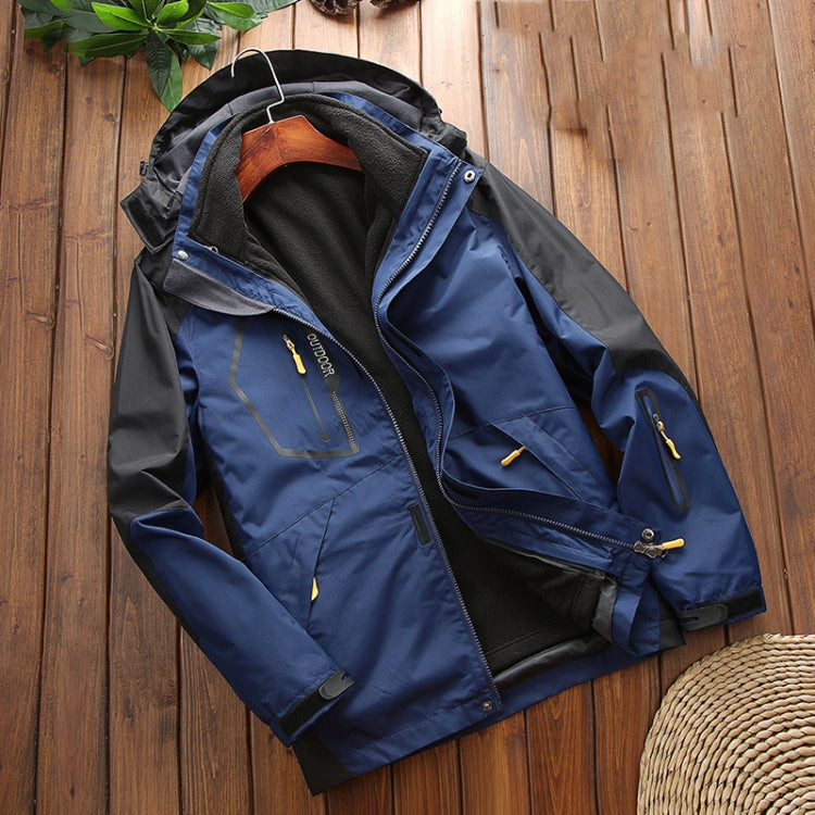 LSM-121 Men Autumn And Winter Jackets Grab Fleece Inner Lining Outdoor Hiking Clothes — view 49