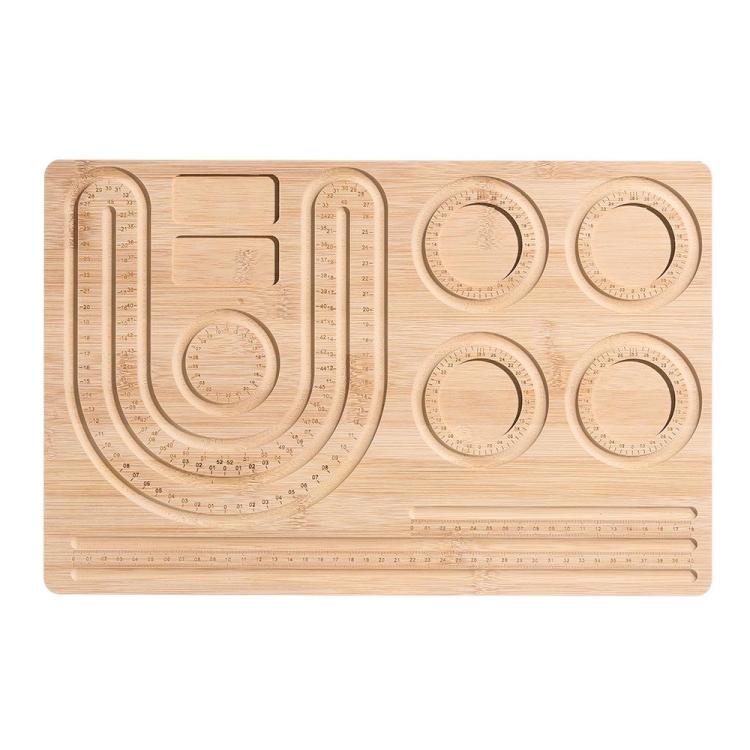 Wooden Beading Board DIY Tool For Making Bracelets And Necklaces — Long Version