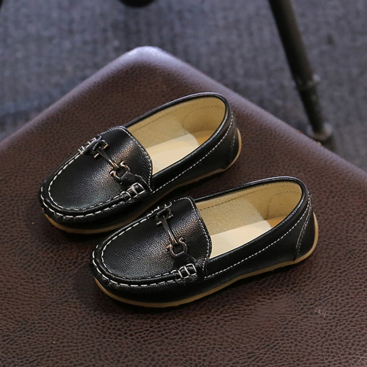 K3 Lightweight Anti-Skid Dance Bean Shoes Children Small Leather Shoes — 28