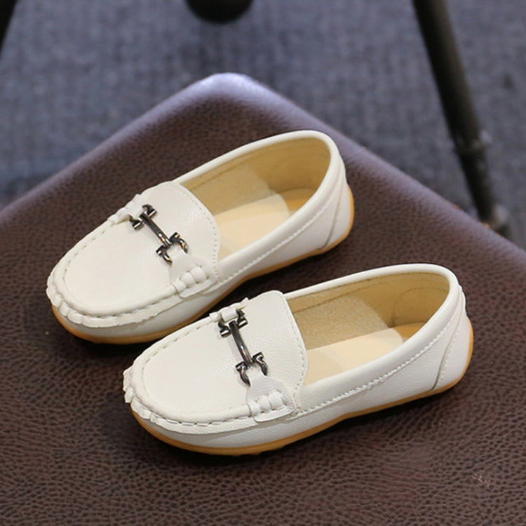 K3 Lightweight Anti-Skid Dance Bean Shoes Children Small Leather Shoes — 35