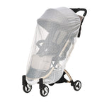 Full Cover Folding Mosquito Net Plus Encrypted Stroller Mosquito Net — 2pcs White