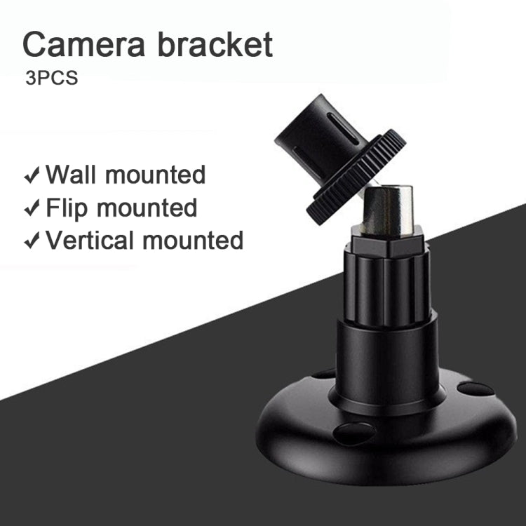 3pcs Wall Mounted Bracket Home Security Accessories, For Blink Camera