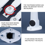 Security Camera 3pcs Aluminum Mounting Bracket, For Hikvision