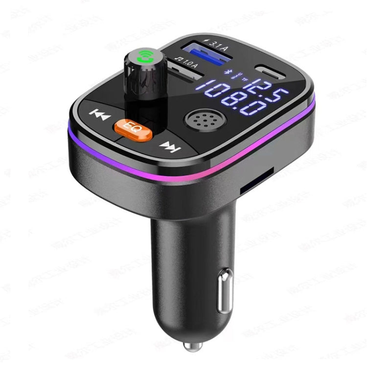 Car Bluetooth MP3 With TYPE-C Port PD Charging FM Transmitter — Q9