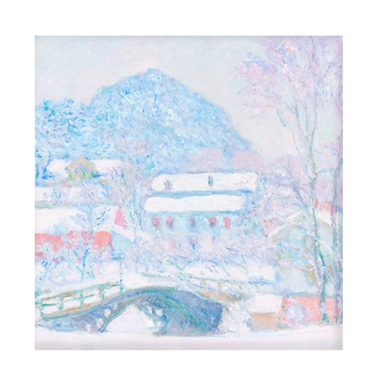Vintage Painting Series Non-sticky Note Book Handbook Material Paper — Monet San Lazar Railway Station