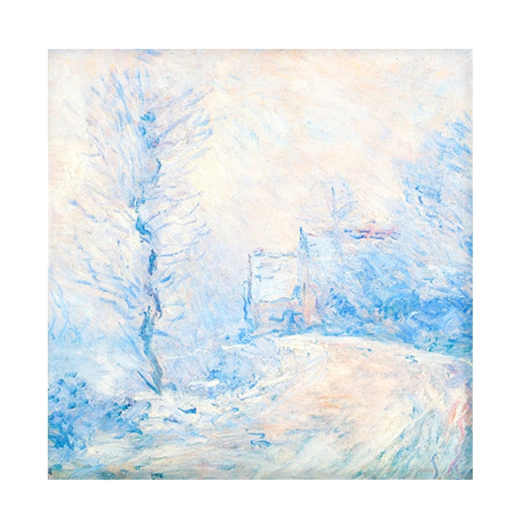 Vintage Painting Series Non-sticky Note Book Handbook Material Paper — Norwegian Sanvik Scenery