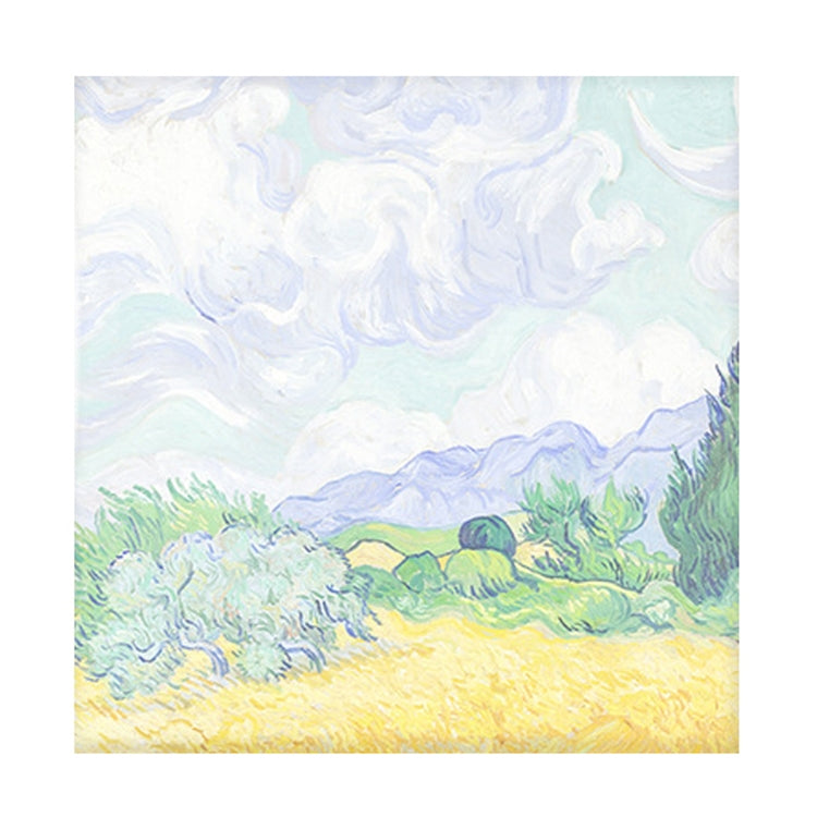 Vintage Painting Series Non-sticky Note Book Handbook Material Paper — Sunflower