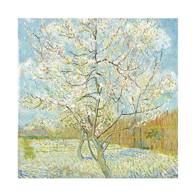 Vintage Painting Series Non-sticky Note Book Handbook Material Paper — Giverny Under Snow