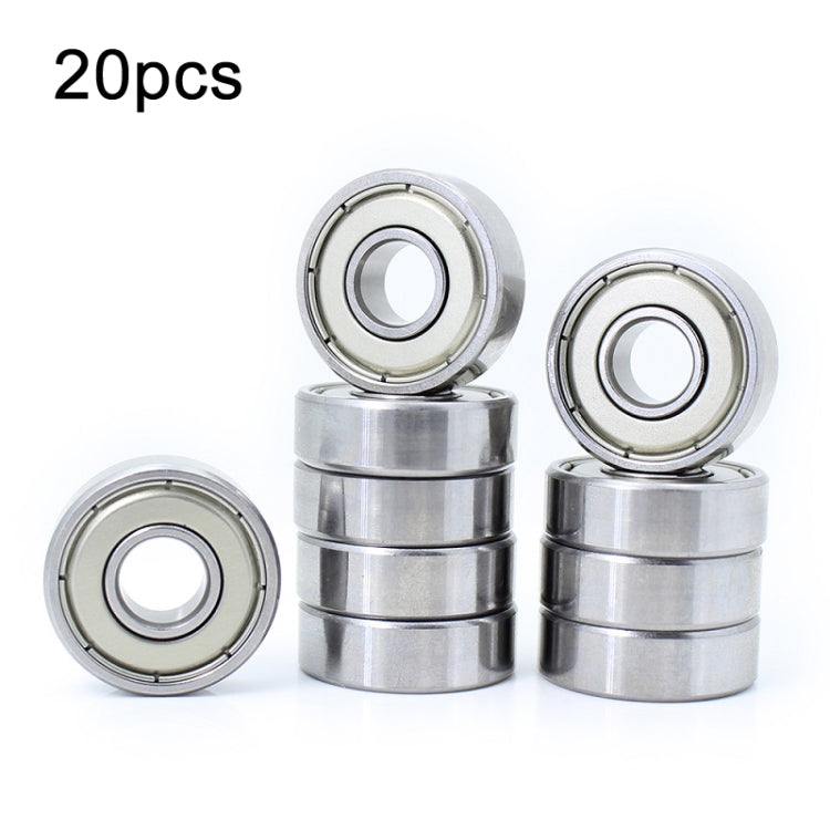 20pcs Miniature Bearings Silent Deep Groove Ball Bearings — 6000zz