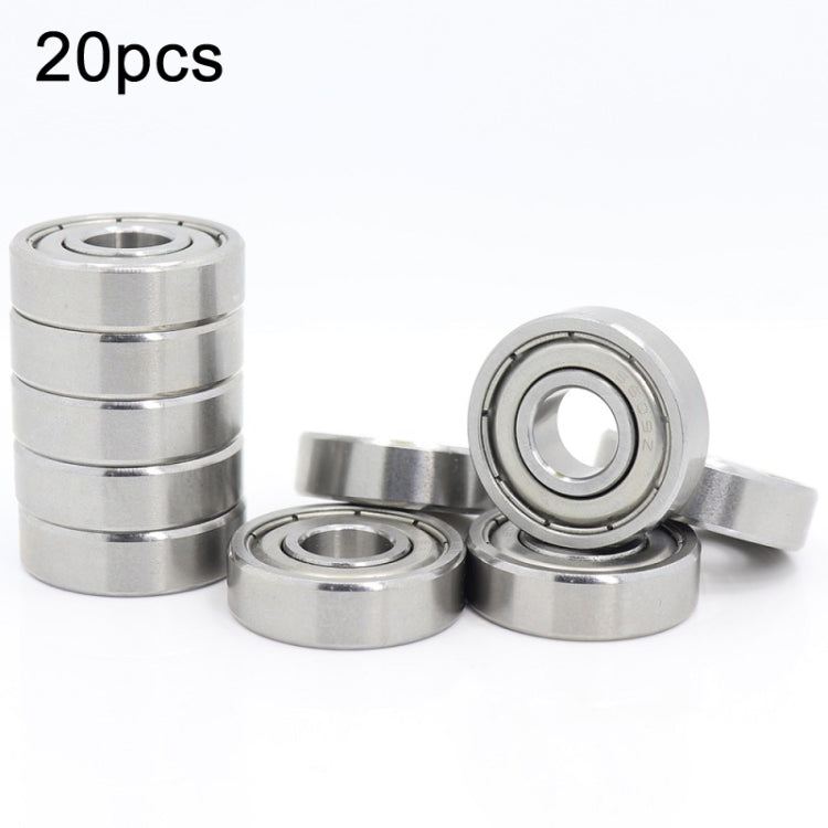 20pcs Miniature Bearings Silent Deep Groove Ball Bearings — 6001zz