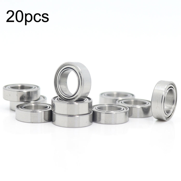 MR106ZZ 20pcs 6x10x3mm Miniature Deep Groove Ball Bearing, Style: — MR106ZZ Low Speed