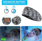 Bluetooth Wireless Headband Quick Drying Sleeping Headphones with HD Speakers — view 3