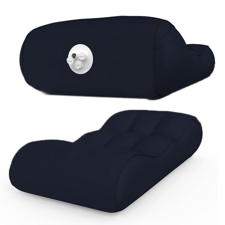 1832B Outdoor Portable One-Touch Automatic Inflatable Sofa Foldable Seat — Black