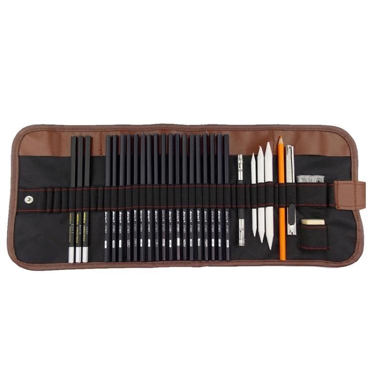 YGSM-30 Sketch Pencil Set Art Sketch Pencil Drawing Tools, Spec: — 29pcs/set