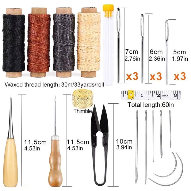Handmade Leather DIY Tool Set Sewing Craft Tool Set