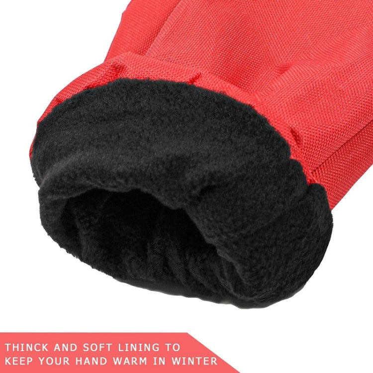2pcs Winter Warm Car Snow Shoveling Gloves Deicing Snow Scraper