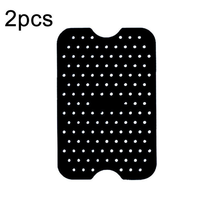 For NINJA DZ201 DZ401 Air Fryers 2pcs Silicone Pad Rectangular Liner — Blue