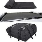 15 Cubic Foot Car Universal Rainproof Roof Luggage Outdoor Camper Roof Bag + Non-slip Mat