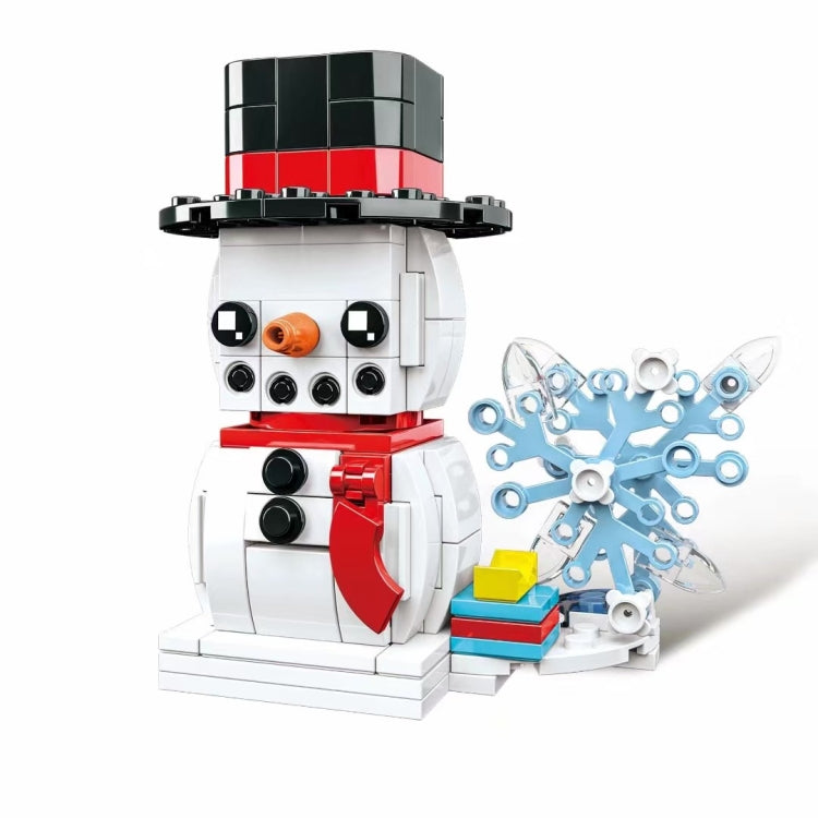 Christmas Theme Building Blocks Small Particles Puzzle Toy — 10089A Christmas Grandma