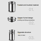 Stainless Steel Wall-mounted Ashtray Bathroom Multifunctional Ashtray Without Punching
