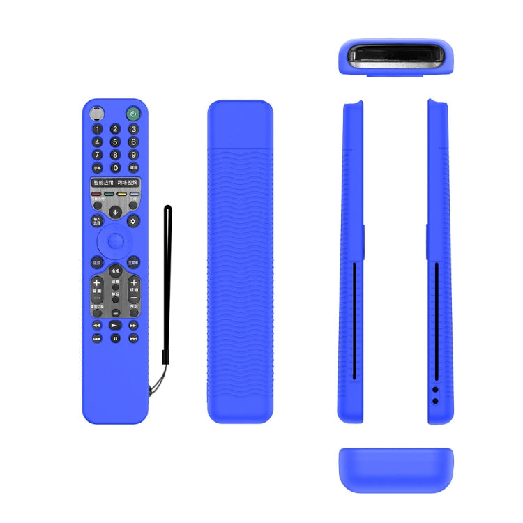 Remote Control Anti-Fall Silicone Protective Case For Sony RMF-TX600C/P/U/E 500U/E — For Sony RMF-TX600C/P/U/E 500U/E(Red)
