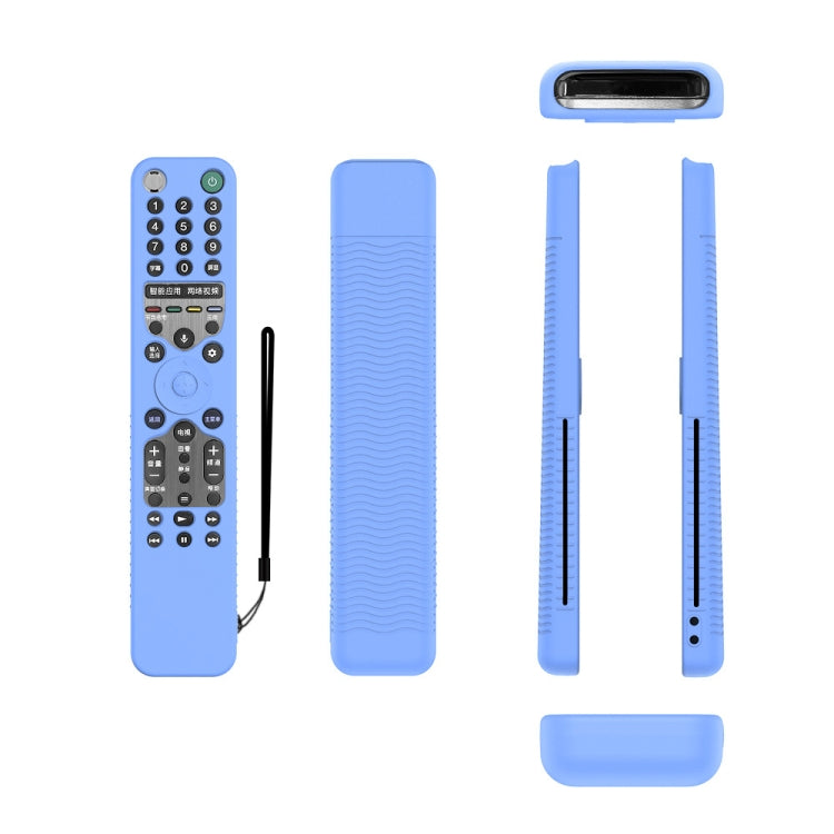 Remote Control Anti-Fall Silicone Protective Case For Sony RMF-TX600C/P/U/E 500U/E — For Sony RMF-TX600C/P/U/E 500U/E(Luminous Green)