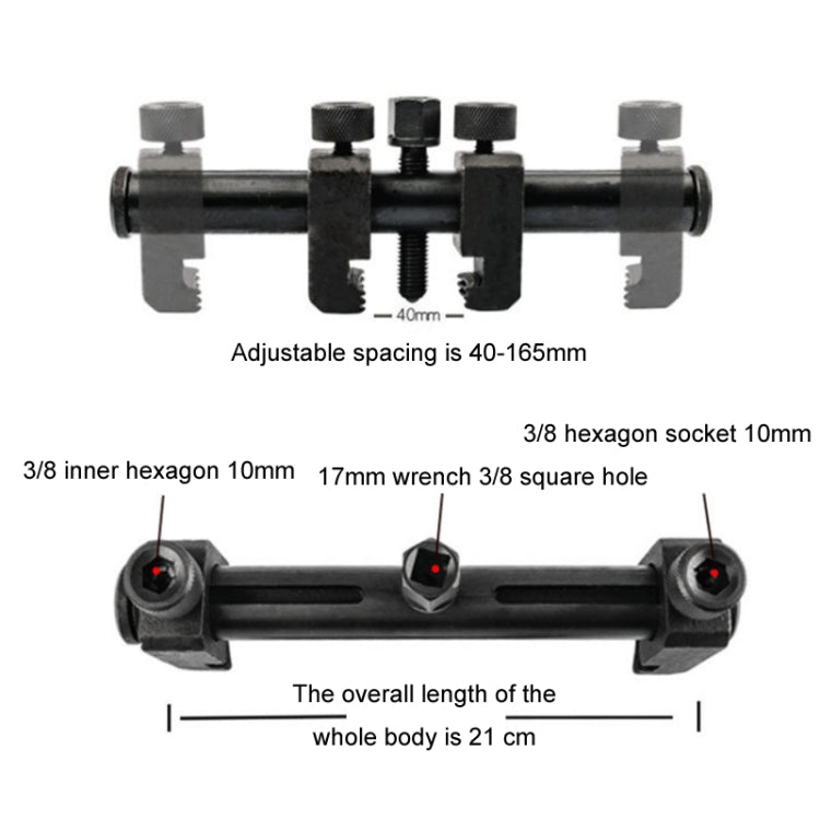 Threaded Crankshaft Alternator Pulley Removal Tool — view 3