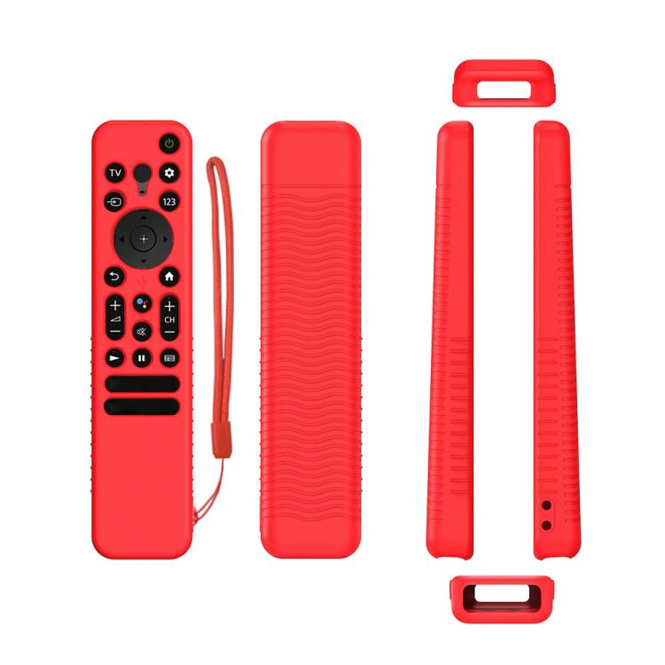 Y56 Voice Remote Silicone Anti-Fall Protective Case For Sony RMF-TX800U/C/P/T/900U — For Sony RMF-TX800U/C/P/T/900U(Luminous Blue)