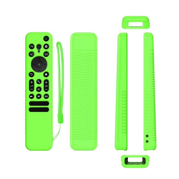 Y56 Voice Remote Silicone Anti-Fall Protective Case For Sony RMF-TX800U/C/P/T/900U — Blue