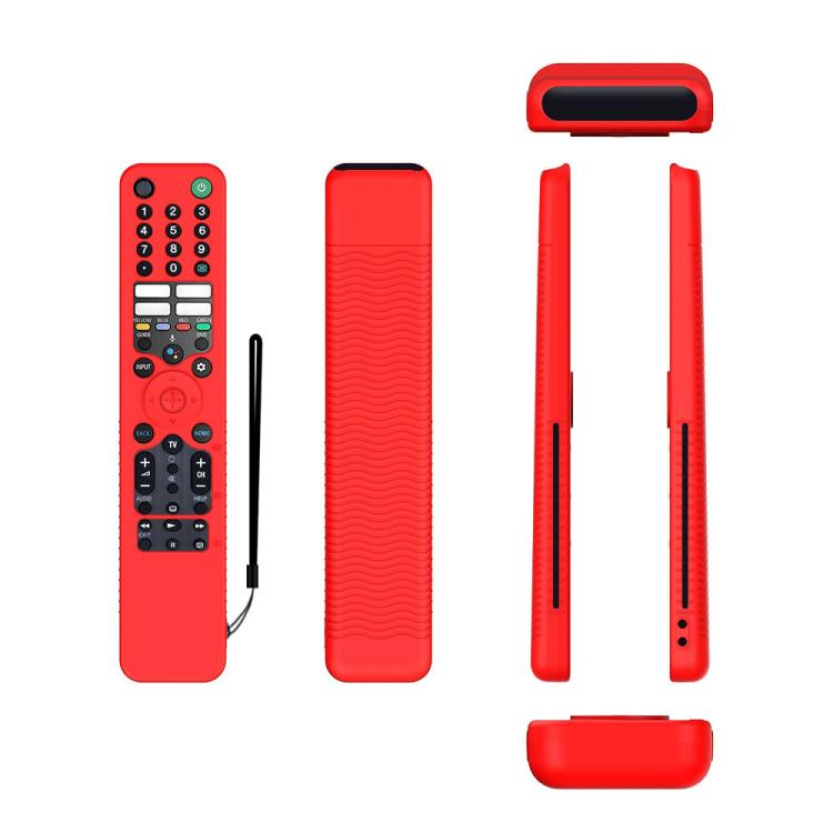 Y52 For Sony RMF/MG3-TX520U Voice Remote Anti-Drop Silicone Protective Cover — For Sony RMF/MG3-TX520U(Luminous Blue)