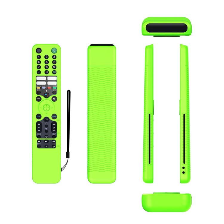 Y52 For Sony RMF/MG3-TX520U Voice Remote Anti-Drop Silicone Protective Cover — Black