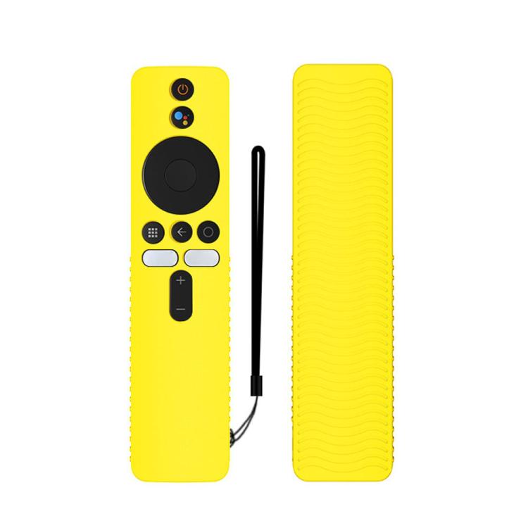 For Xiaomi 4K TV Stick Y48 Remote Control Anti-Drop Silicone Protective Cover — Black