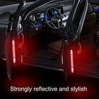 5sets Car Opening Door Anti-Collision Safety Warning Reflector