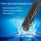 P-1101-5 5pcs SC Type Optical Fiber Waterproof Protective Box Leather Light Cable Continuation Box