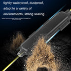 P-1101-5 5pcs SC Type Optical Fiber Waterproof Protective Box Leather Light Cable Continuation Box
