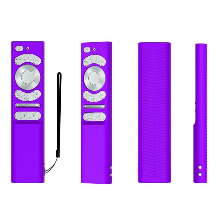 For Samsung Smartone3 TM1990C BN59-01357 Y34 Remote Control Silicone Cover — BN59-01357(Purple)