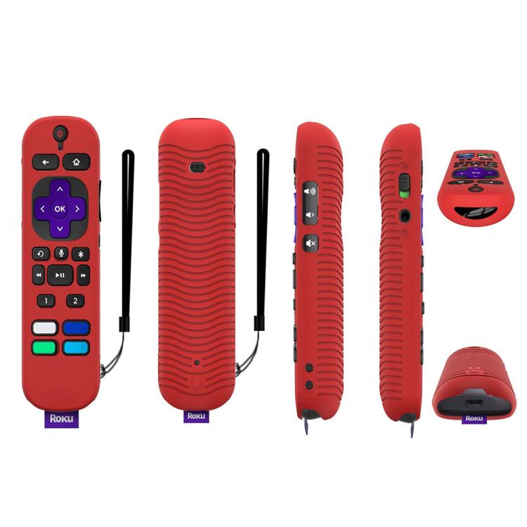 For TCL Roku Voice Remote Pro Y30 Remote Control Shockproof Silicone Protective Case — For TCL Roku Voice Remote Pro(Orange)