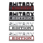 5pcs Car Body Rear Modification Badge Plate Label