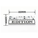 5pcs Car Body Rear Modification Badge Plate Label