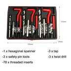 Car Screw Thread Repair Spark Plug Tapping Tool Tapper Tap Gripper Kit, 88 in 1 — view 3