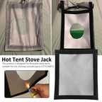 Tent Firewood Stove Chimney Fireproof Anti-Scalding Protective Cover — view 3