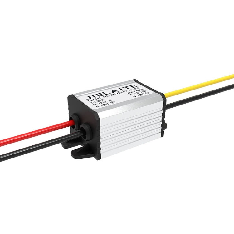 JIELAITE LK1253 15W Aluminum Alloy Intelligent Protection Waterproof Car Power Converter