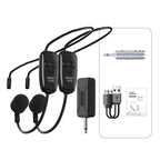 One For Two Outdoor Wireless Microphone Audio Headset Amplifier Loudspeaker — U12F