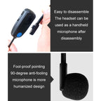 One For Two Outdoor Wireless Microphone Audio Headset Amplifier Loudspeaker — view 3