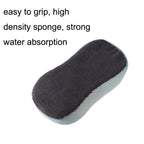 A01SP21 Ultra Fine Fiber Towel Cloth Sandwiches 8-shaped Multifunctional Car Washing Sponge Block