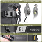 Rhinowalk MT2206 6L Waterproof Motorcycle Bumper Bag Outdoor Riding Bag