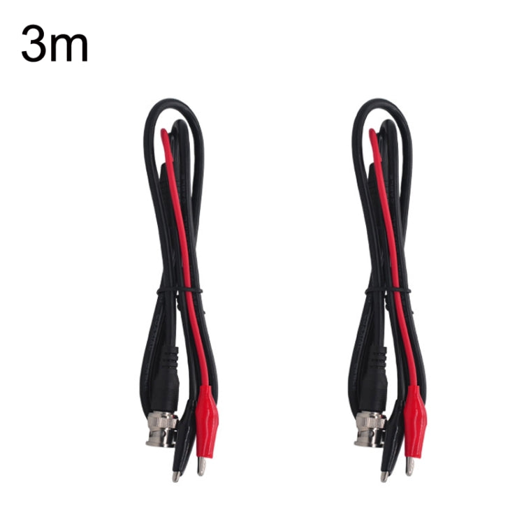2pcs BNC To 2 x Crocodile Clips Double Head Coaxial Cable Video Cable, Length: — BNC To 2 x Crocodile Clips 2m