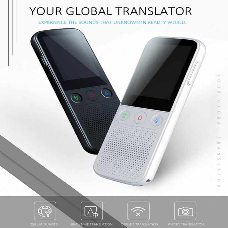 T10Pro Wifi Artificial Intelligence Photo / Recording Translating Machine Supports 138 Languages, T10Pro White, T10Pro Black