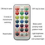Car Modification Wireless Colorful Remote Control Atmosphere Light